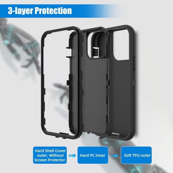 Other - Defender Case Hybrid Dual Layer Shockproof  Cover | IPhone 14 ProMax
